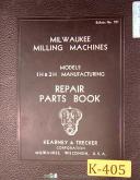 Milwaukee-Kearney & Trecker-Trecker-Milwaukee Kearney Trecker 1H & 2HL, Milling Machine Repair Parts Manual-1H-2H-H-HL-05
